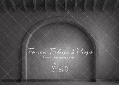 Gothic Gray Archway - Solid Floor - With Sweep Option