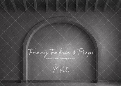 Gothic Gray Archway - Wood Floor - With Sweep Option