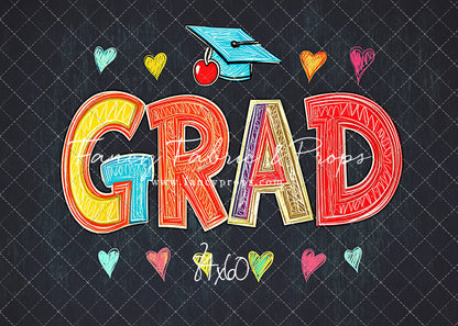 Color Me Graduate - With Sweep Option