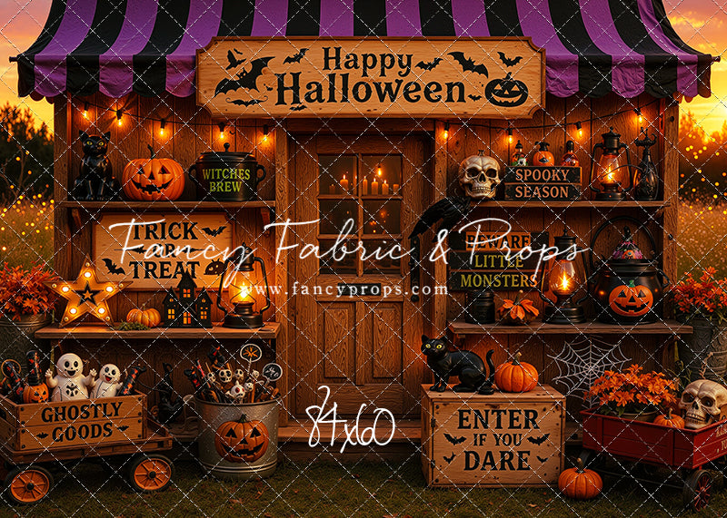 Haunted Harvest Stand - with Sweep Option