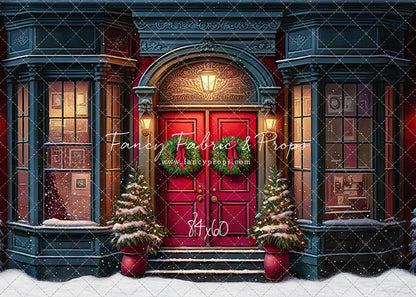 Heartfelt Holiday Home - Red Doors With Snow Floor Option - with Sweep Option