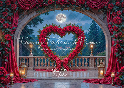 Heart of Roses - With Sweep Option