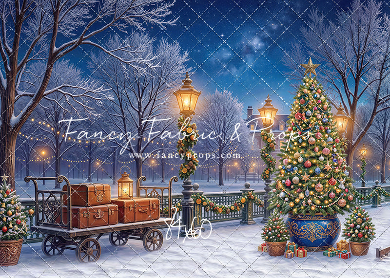 Holiday Train Station - With Sweep Option