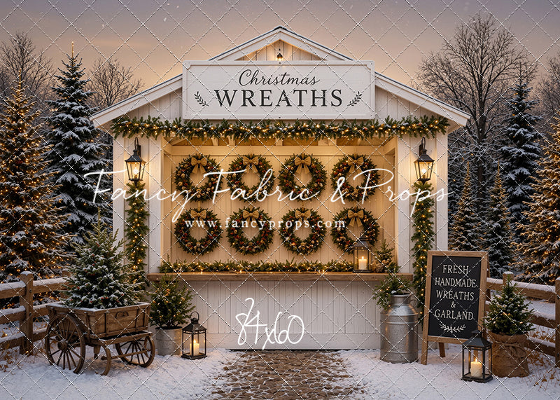 Holly Wreath Stand - with Sweep Option
