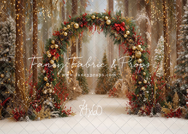 Holly & Pine Archway - With Sweep Option