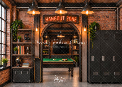 Industrial Loft Hangout Zone - With Sweep Option