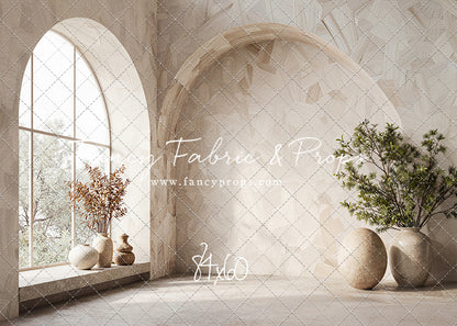 Ivory Vista Arch - With Sweep Option