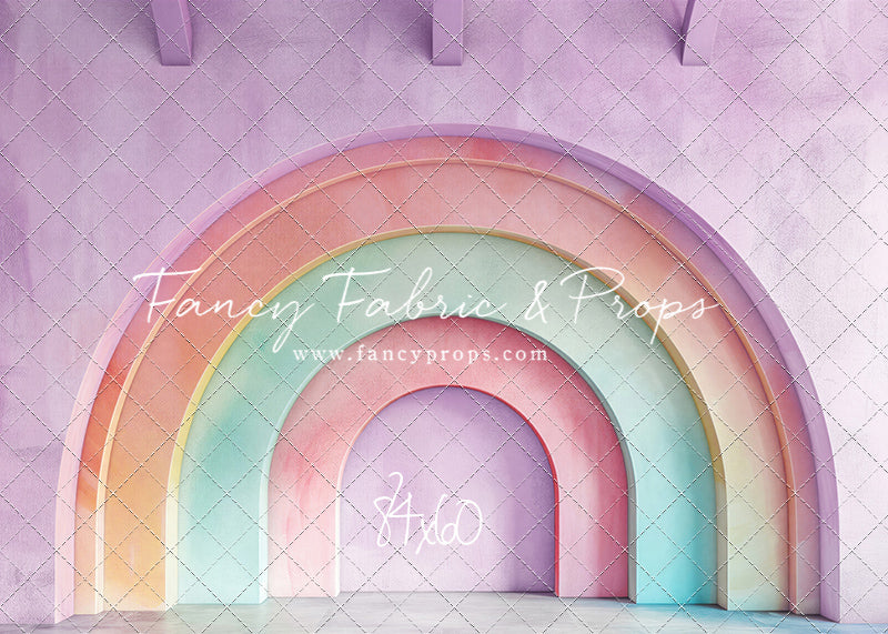 Lavender Rainbow Room - With Sweep Option