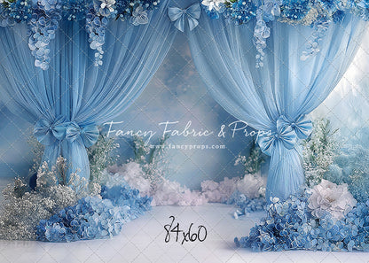 Little Bow Blue - With Sweep Option