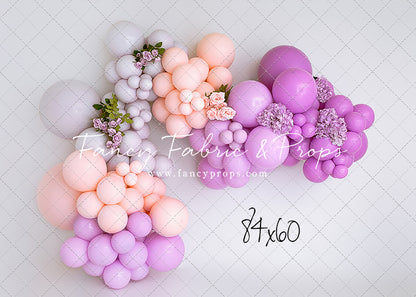 Pretty Magenta Magic Balloon Arch