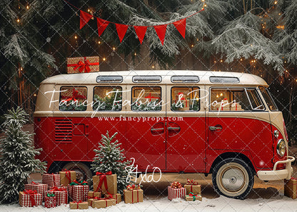 Merry Little Bus Stop - with Sweep Option