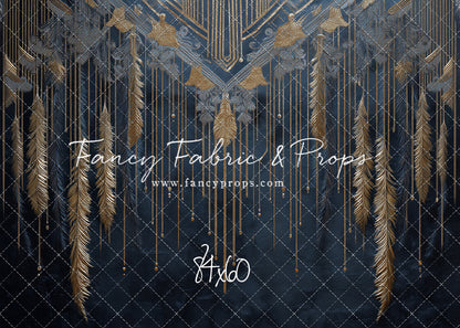 Midnight Feather Cascade - With Sweep Option