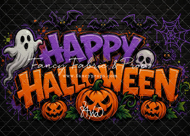 Midnight Graffiti Halloween - With Sweep Option