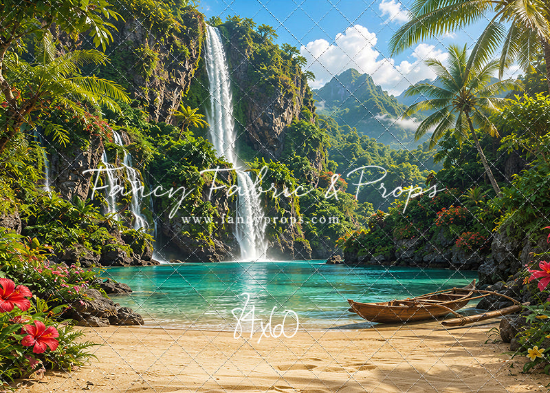 Moana's Waterfall - With Sweep Option