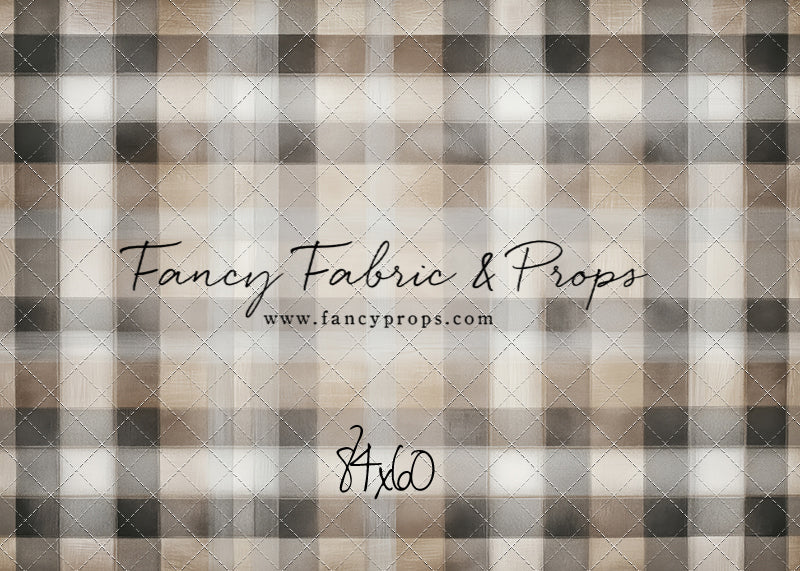 Mocha Flannel - With Sweep Option