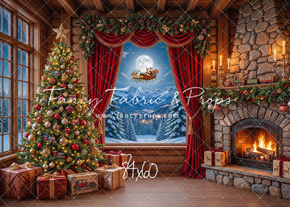 Mountain Sleigh View - with Sweep Option