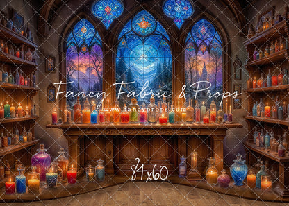 Mystic Potion Emporium - Wood Floor - With Sweep Option