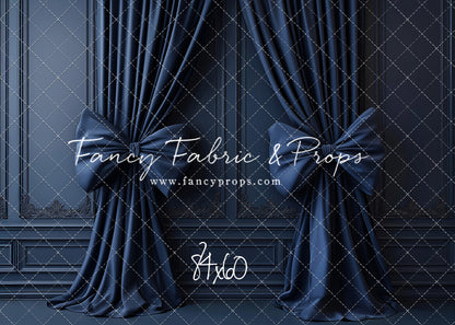 Navy Luxe Bows - With Sweep Option