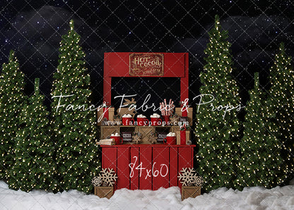 Nighttime Cocoa Stand 2pc Mini Room