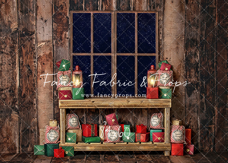 North Pole Mail Room Window