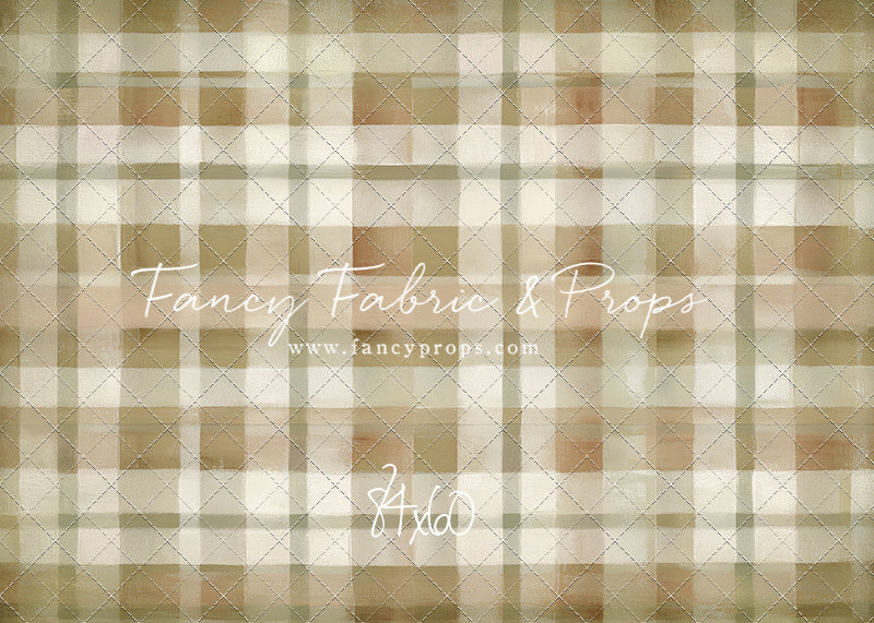 Oatmilk Plaid - With Sweep Option