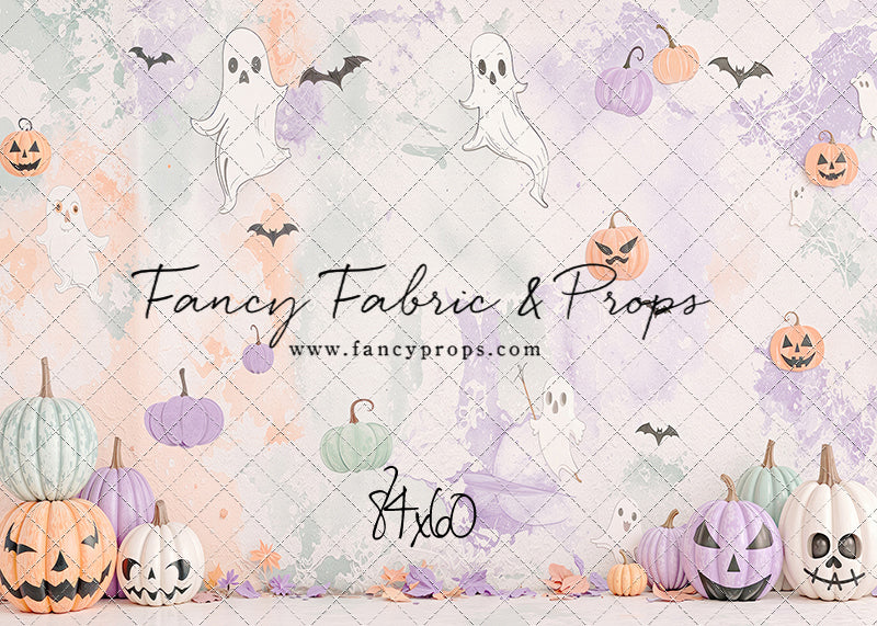 Pastel Pumpkin Parade - With Sweep Option