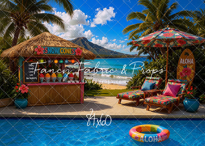 Poolside Snowcones - With Sweep Option