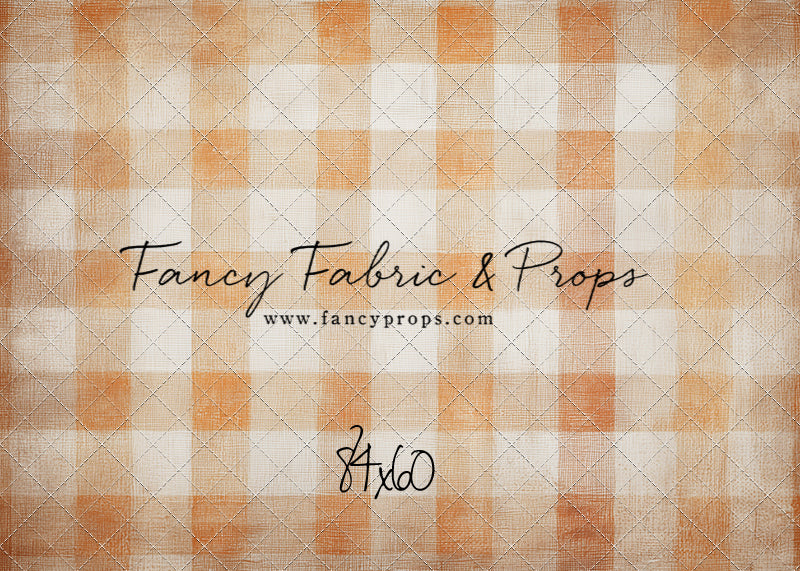 Pumpkin Patch Plaid - With Sweep Option