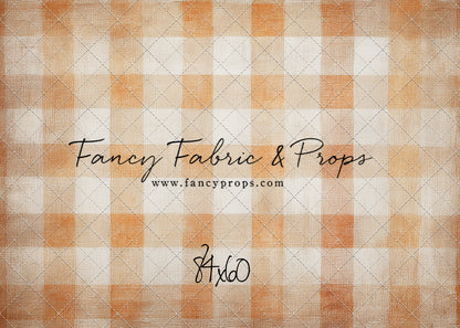 Pumpkin Patch Plaid - With Sweep Option