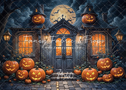 Pumpkin Path to Haunted Manor - With Sweep Option