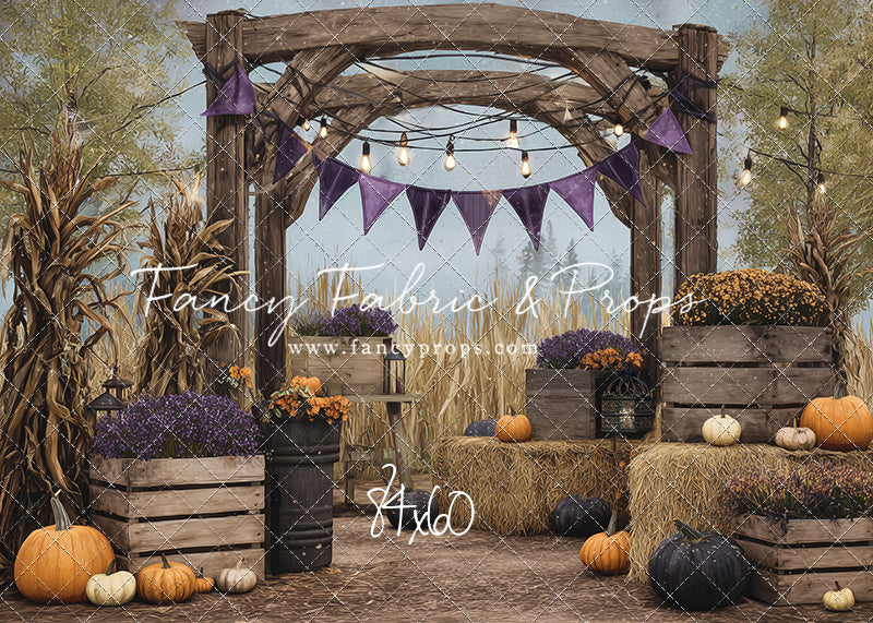 Pumpkin & Plum Harvest - with Sweep Option
