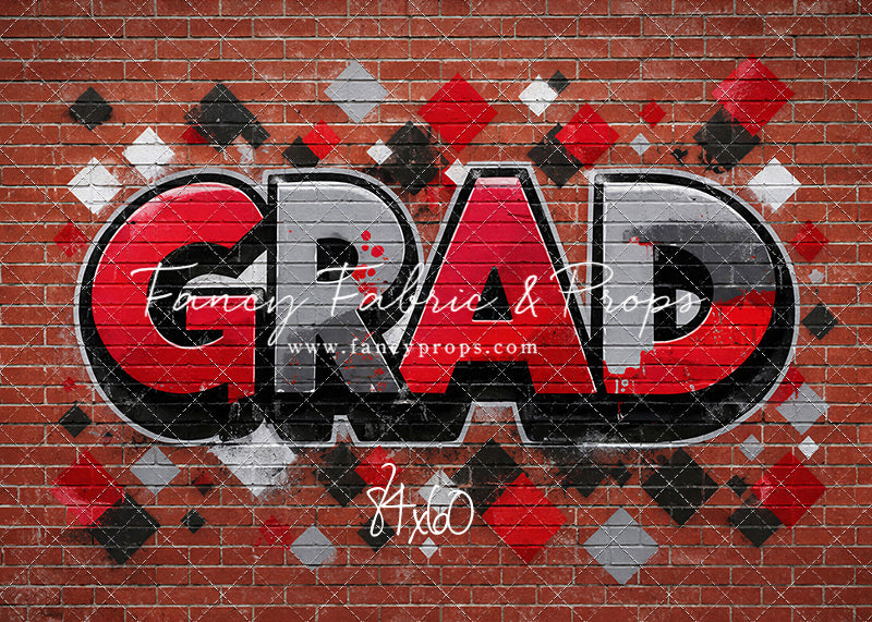 Red, Black & Gray Grad - With Sweep Option