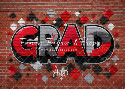 Red, Black & Gray Grad - With Sweep Option