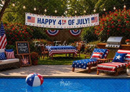Red, White & Poolside Nights - With Sweep Option