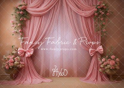 Rose Drapes - With Sweep Option
