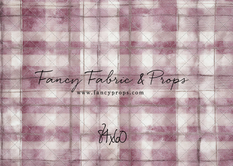 Rose Mist Plaid - With Sweep Option
