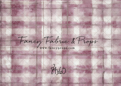 Rose Mist Plaid - With Sweep Option