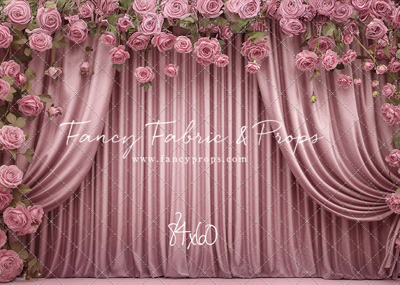 Rose Petal Curtain - With Sweep Option