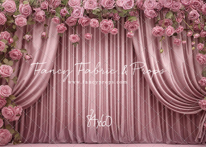Rose Petal Curtain - With Sweep Option