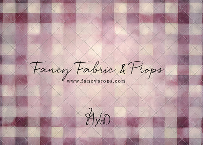 Rose Quartz Plaid - With Sweep Option