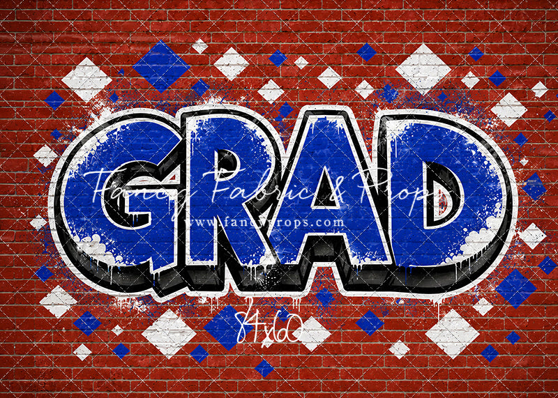 Royal & White Grad - With Sweep Option