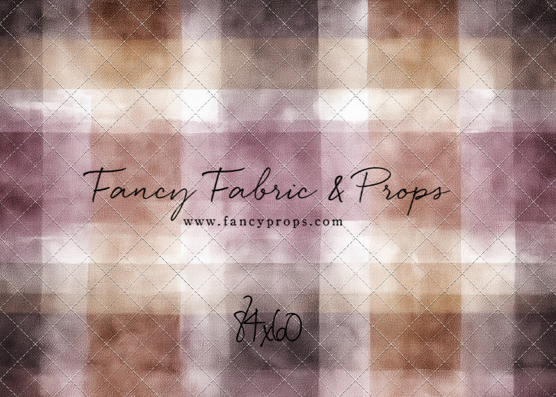 Rustic Plum Plaid - With Sweep Option