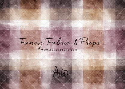 Rustic Plum Plaid - With Sweep Option