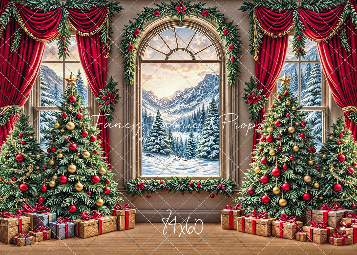 Snowfall Symphony Room - with Sweep Option