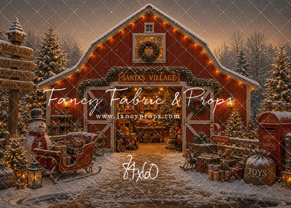 Santa's Village Barn - with Sweep Option