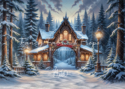 Santa's Village Entrance - With Sweep Option