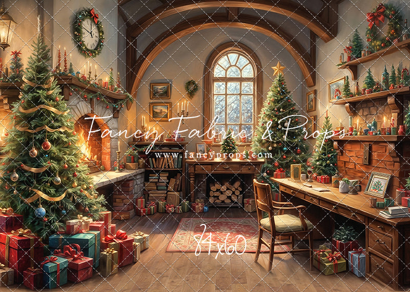 Santa's Winter Cabin - with Sweep Option