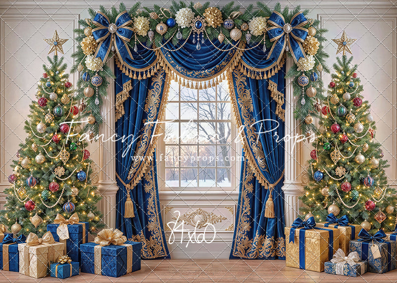 Sapphire & Gold Christmas - with Sweep Option
