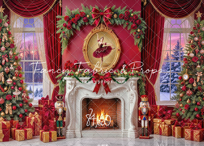 Scarlet Ballerina Christmas Room - with Sweep Option