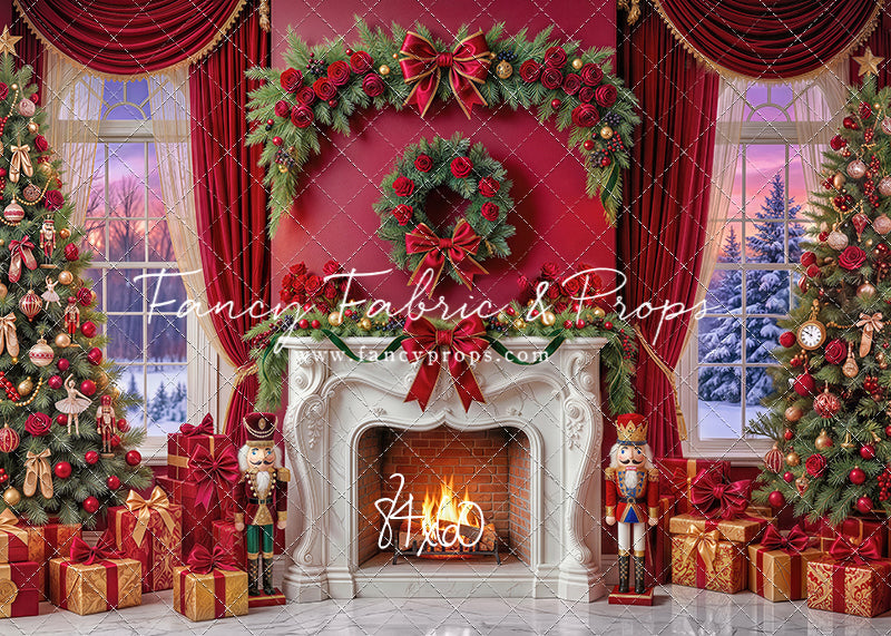 Scarlet Christmas Room - with Sweep Option